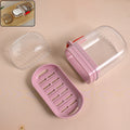 Multipurpose Plastic Soap Dish With Transparent Dust-proof Lid Sabudani (1 Pc)