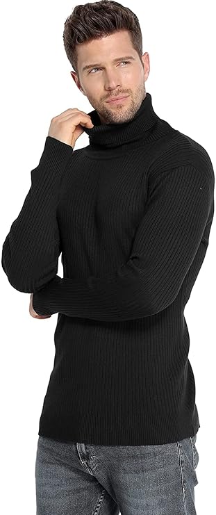 Turtle Neck Cotton T-Shirt