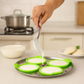 Idli Maker Cups (4 Pcs)  Food-grade Silicone Non-stick Idli Dhokla Egg Poacher Moulds