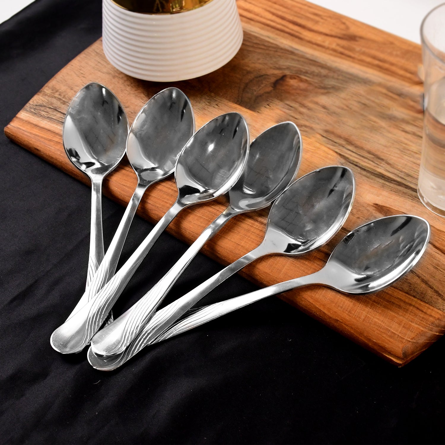 Supermom Stainless Steel Dining Spoons (6 Pc  Set)