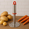 Stainless Steel Potato Masher With Ergonomic Handle (17cm  1 Pc)