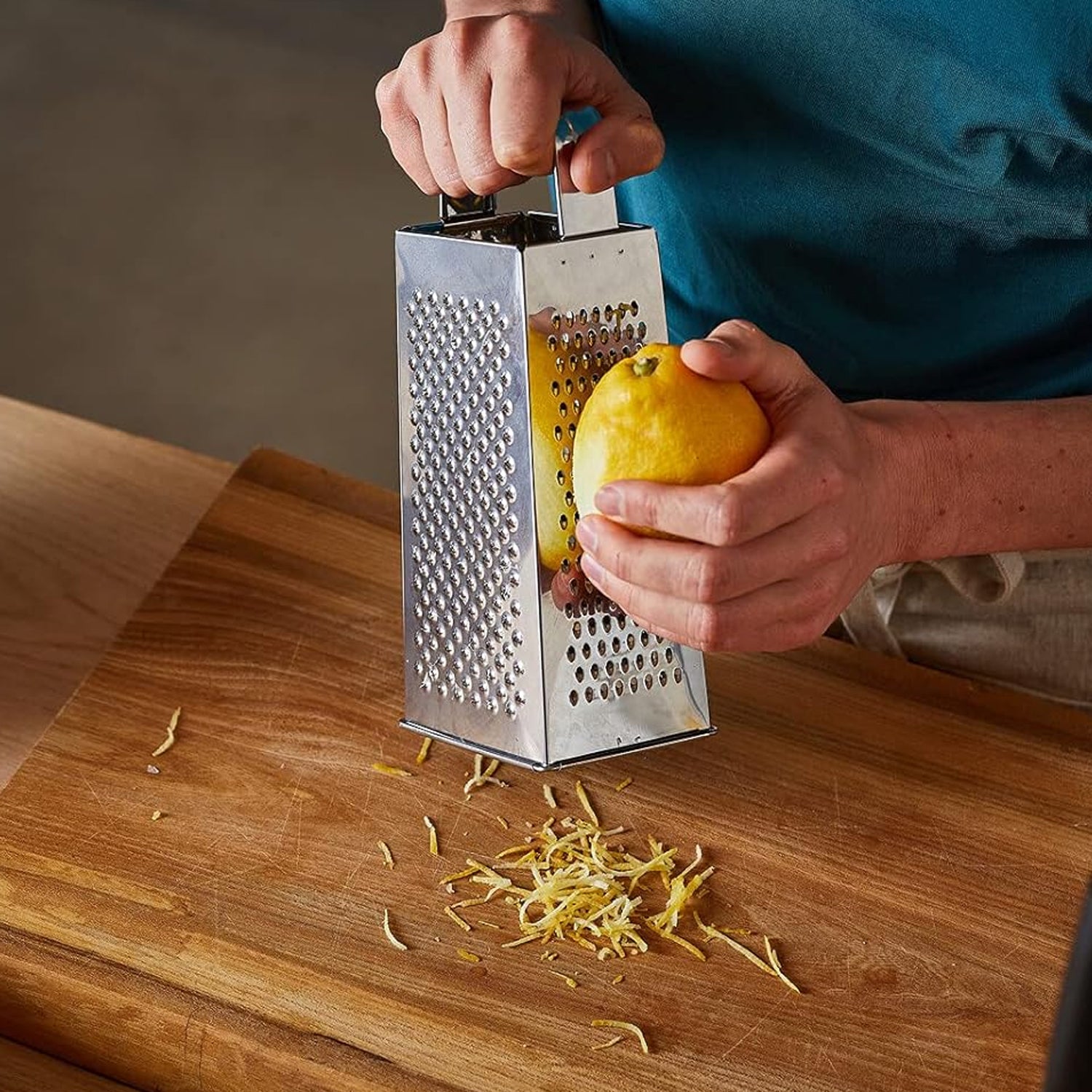 Supermom Premium 5-in-1 Stainless Steel Grater And Slicer
