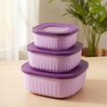 Premium 3 Piece Food Storage Container Set