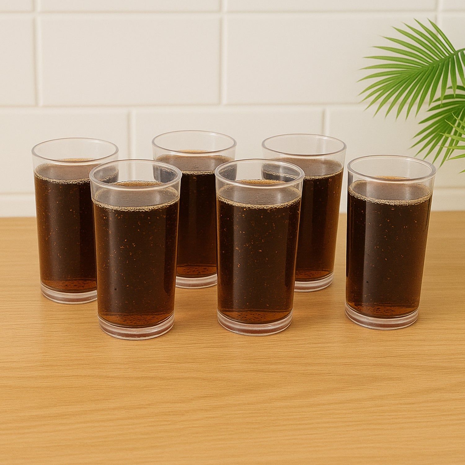 Supermom Martini Clear Glass Set (6 Pc)