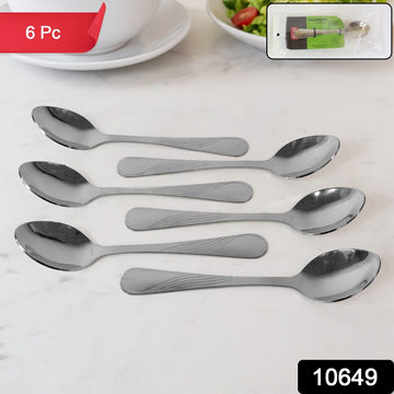 Supermom Diamond Stainless Steel Dining Spoon (6 Pc  Set)