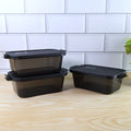 Rectangular Food Storage Containers - (3 Pc  Set)