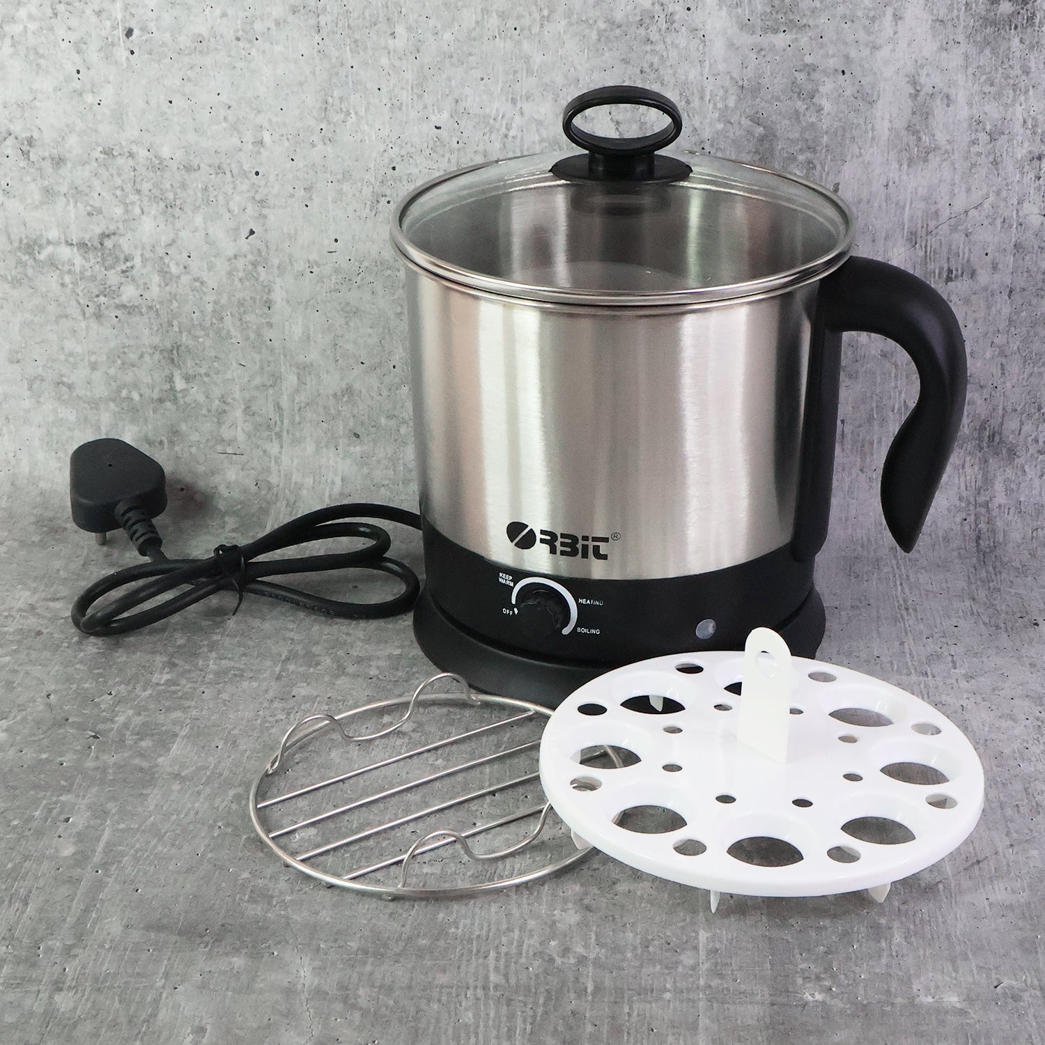Orbit Electric Idli Cooker And Steamer - 650w