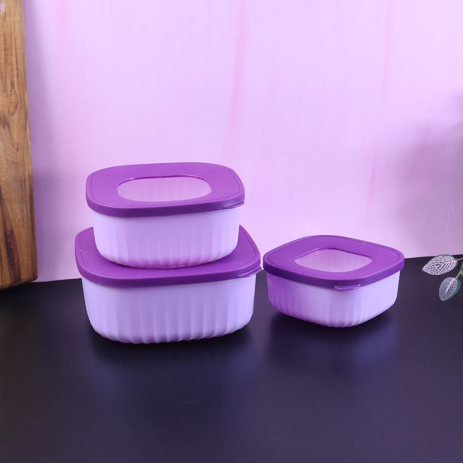 Premium 3 Piece Food Storage Container Set