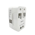 12671 All-in-one Universal Worldwide Travelling Ac Adaptor Plug (Au  Uk  Us  Eu) International Power Charger Electric Usb Power Plug Socket Adapter Converter (1 Pc)