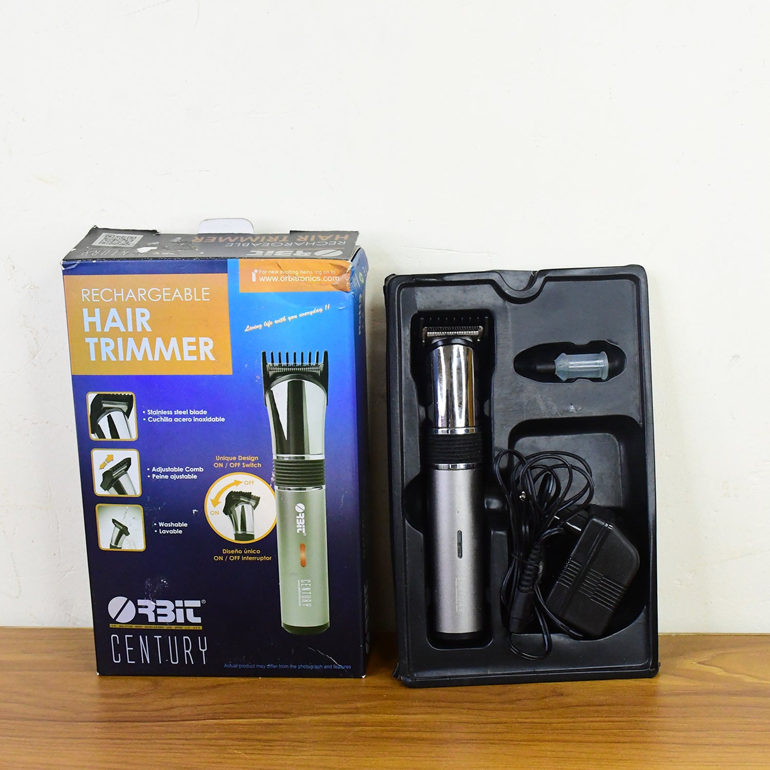 Orbit Rechargeable Hair Trimmer For Men (1 Pc)
