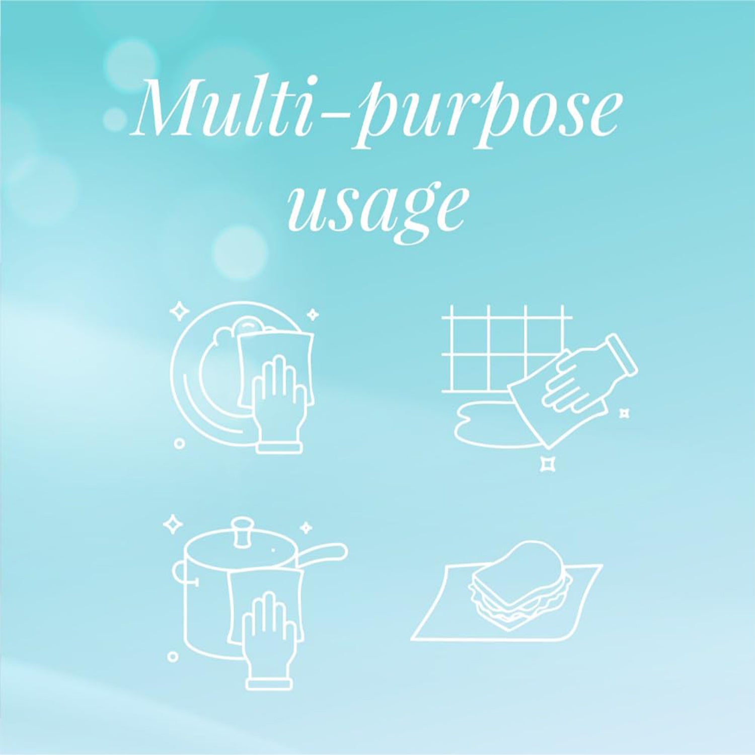 Freshee Super-absorbent Kitchen Roll 4-in-1 Paper Towels (4 Rolls  60 Sheets  240 Sheets)