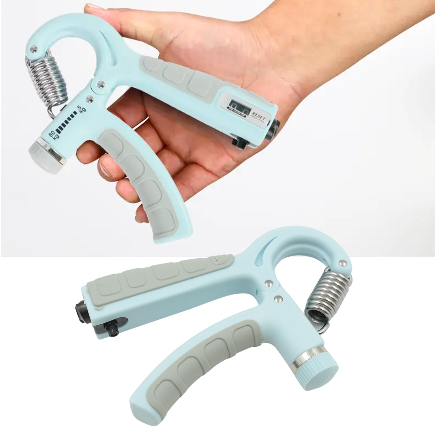 Gym Fitness Hand Grip Men Adjustable Finger Heavy Exerciser Strength F
