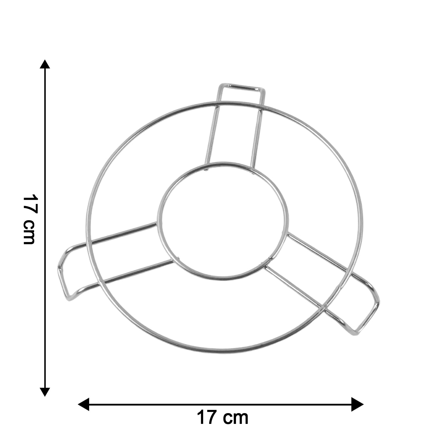 Stainless Steel Round Table Ring Hot Pot Stand (1 Pc)
