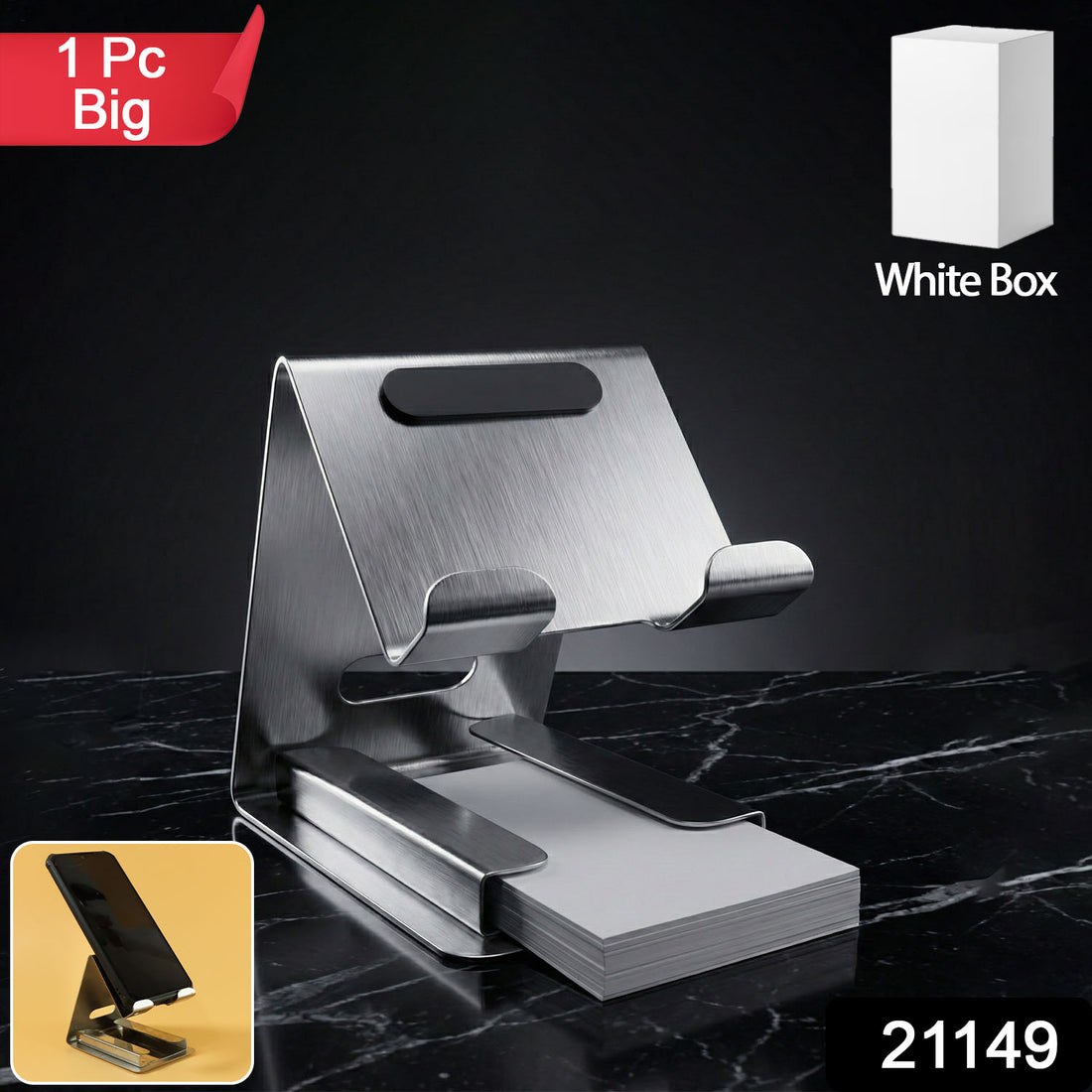 Premium Big Desktop Mobile Phone Stand Holder For Smartphones (1 Pc)