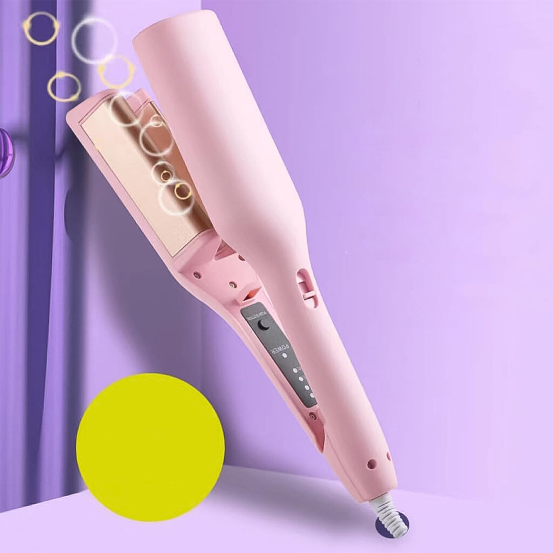 Multi Function Curler Wave Iron Curling Iron With Adjustable Temperature (1 Pc)