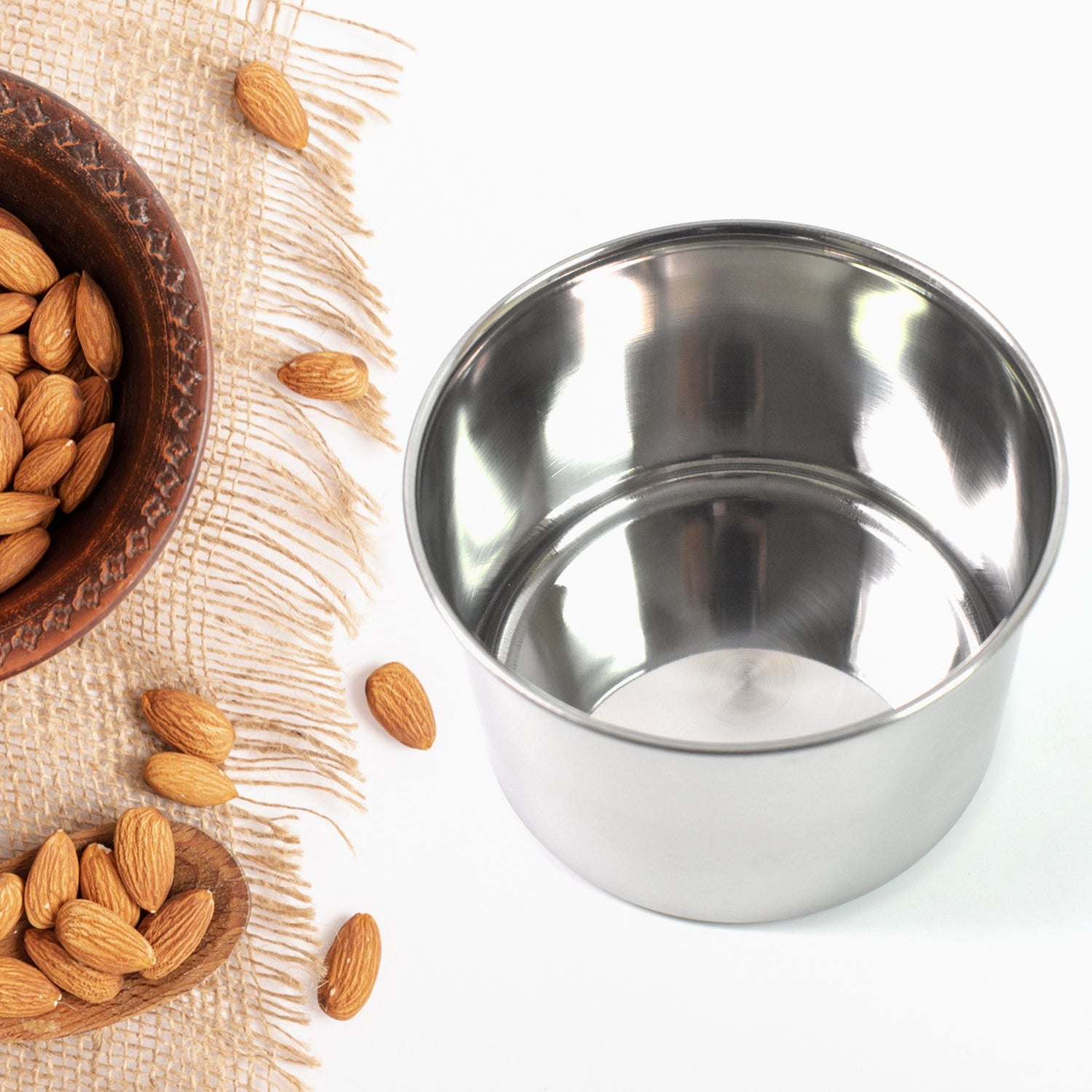 Multipurpose Stainless Steel Airtight Containers With See Through Lid (1 Pc  500 Ml)