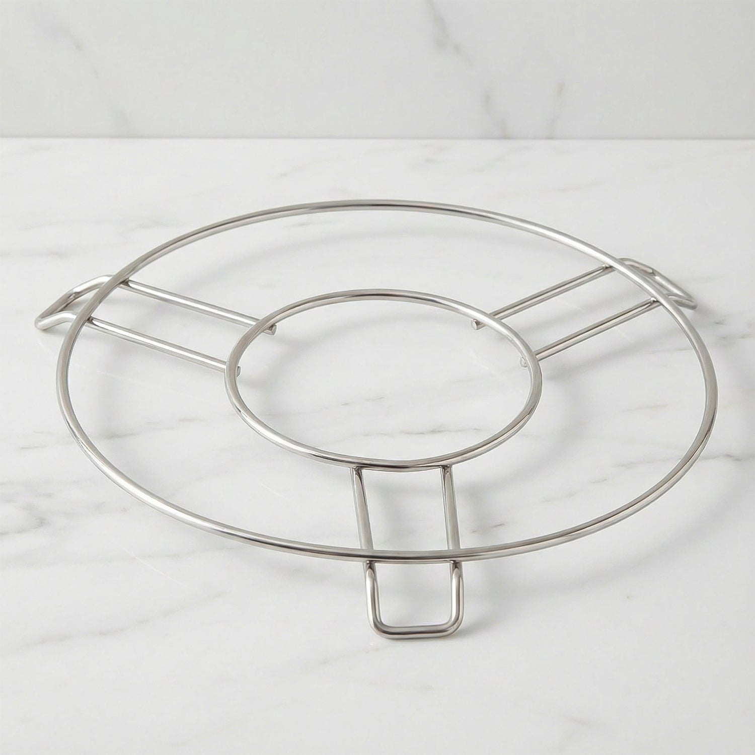 Stainless Steel Round Table Ring Hot Pot Stand (1 Pc)