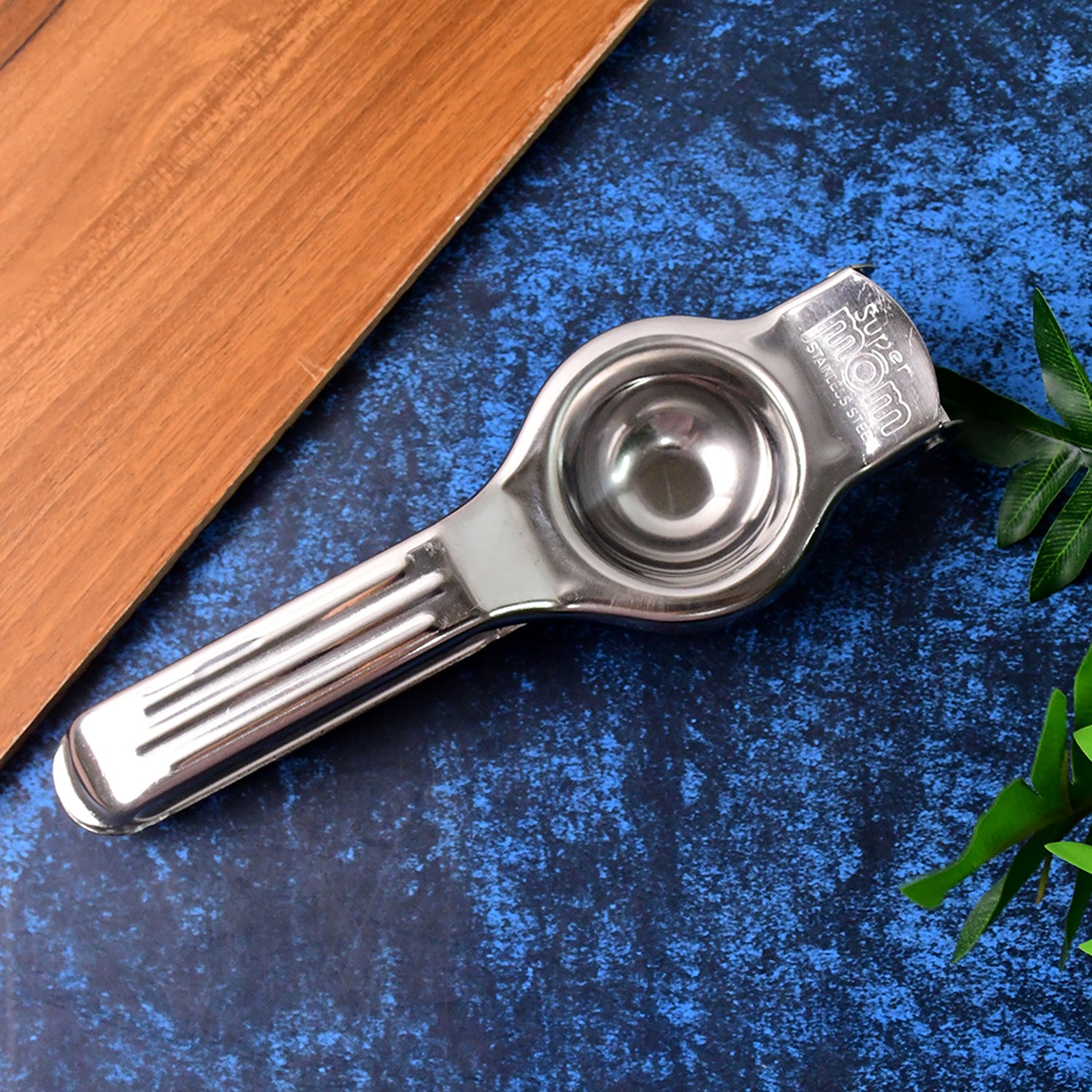 Supermom 2-in-1 Heavy Duty Stainless Steel Lemon Squeezer With Built-in Bottle Opener