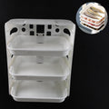 Plastic 3 Layer Wall-mounted Food Organizer Rack (1 Set)