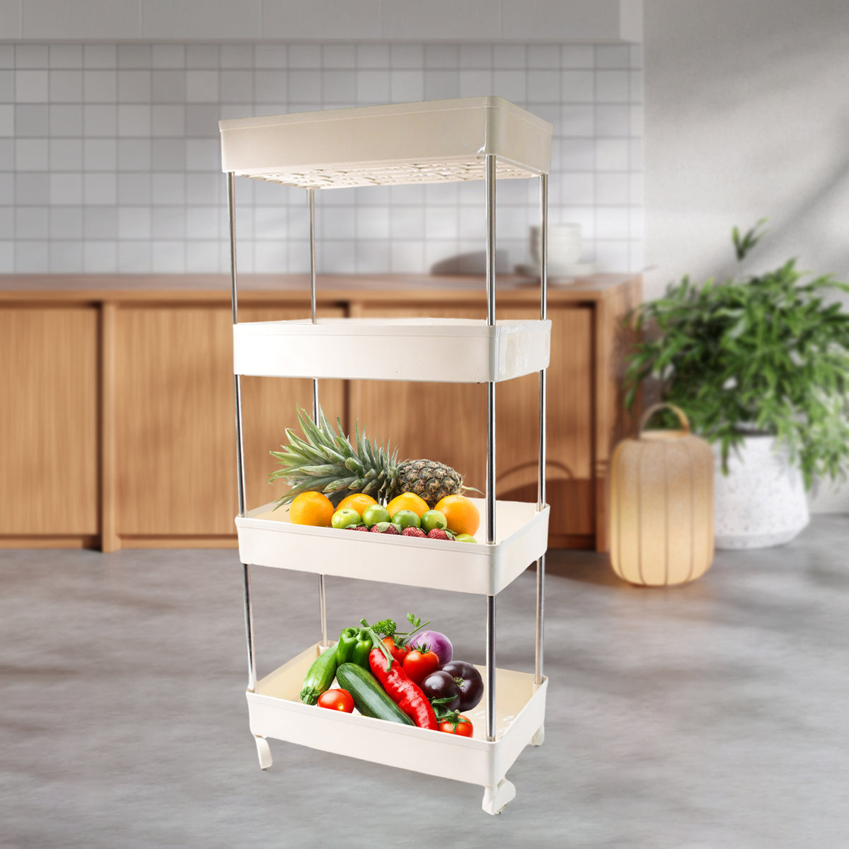 Kitchen Layered Rack 4 Layer Kitchen Rack For Holding And Placing Types Of Things