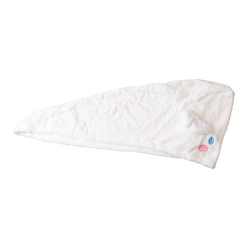 Premium Soft Microfiber Hair Drying Towel Wrap With Button (1 Pc)