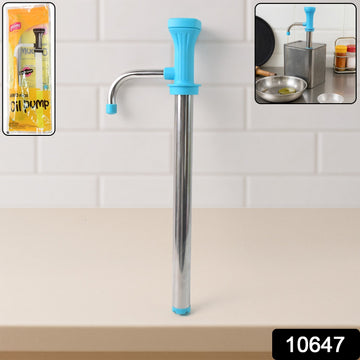 Supermom Manual Stainless Steel Oil Pump Dispenser (1 Pc)