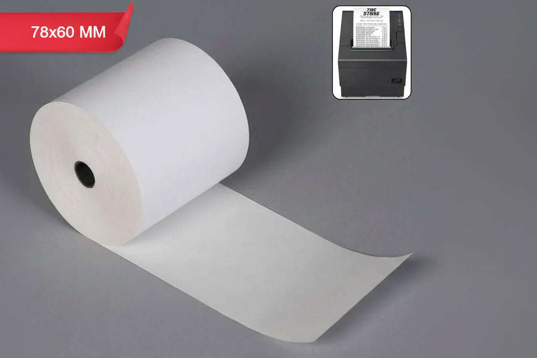 Thermal Label Roll For Barcode Printing (78  60 Mm)