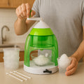Manual Ice Crusher  Snow Cone Maker With Hand Crank