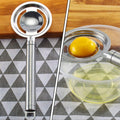 5898 Kitchen Tools Egg Yolk White Separator Stainless Steel Egg White Separator Tools Eggs Yolk Filter Gadgets Kitchen Gadgets Separating Funnel Spoon Egg Divider Tools