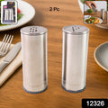 Stainless Steel Salt And Pepper Shaker Set (2 Pc)