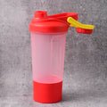 Supermom  Premium Booster Gym Shaker Bottle With Mixing Ball (550ml  1 Pc)
