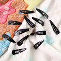 Metal Tik Tak Hair Clips (12 Pcs Set)