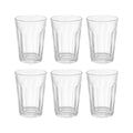 Supermom Plastic Chai Pyali Transparent Tea Glass Set (130ml  6 Pc)