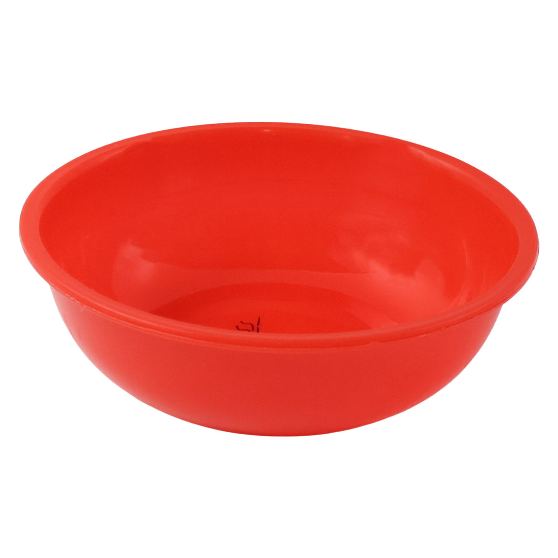Plastic 6 Inch Red Round Deep Serving Bowl (1 Pc)